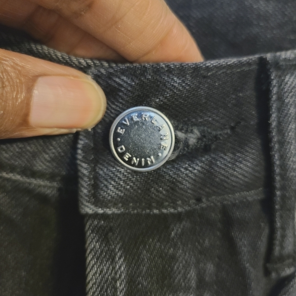 Everlane | Women's Black The 90s Way High Jeans (Size 25 Long) - Picture 7 of 16